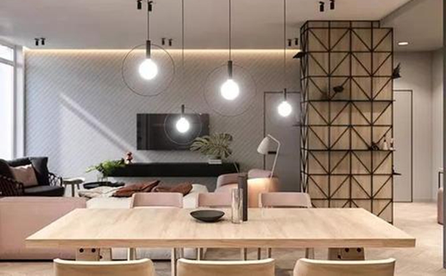 全屋定制家具利用屋內的梁和柱,星空梵高全屋定制