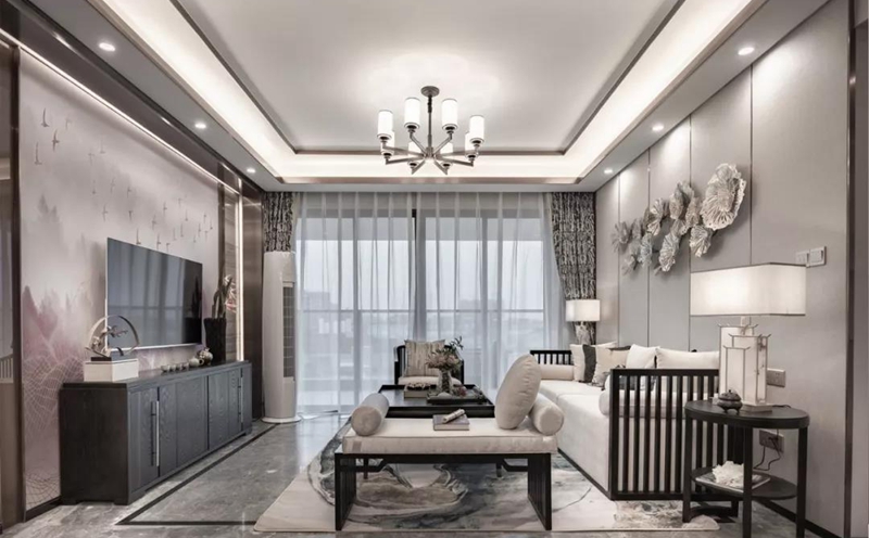 輕奢·新中式風格全屋定制,星空梵高全屋定制