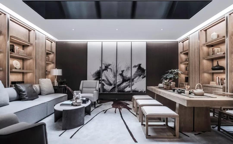 輕奢·新中式風格全屋定制,星空梵高全屋定制