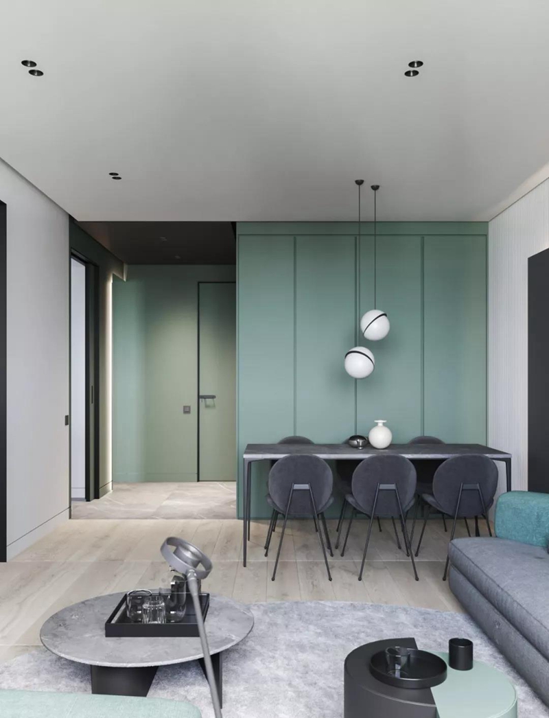 現代簡約全屋定制,小戶型全屋定制,星空梵高全屋定制