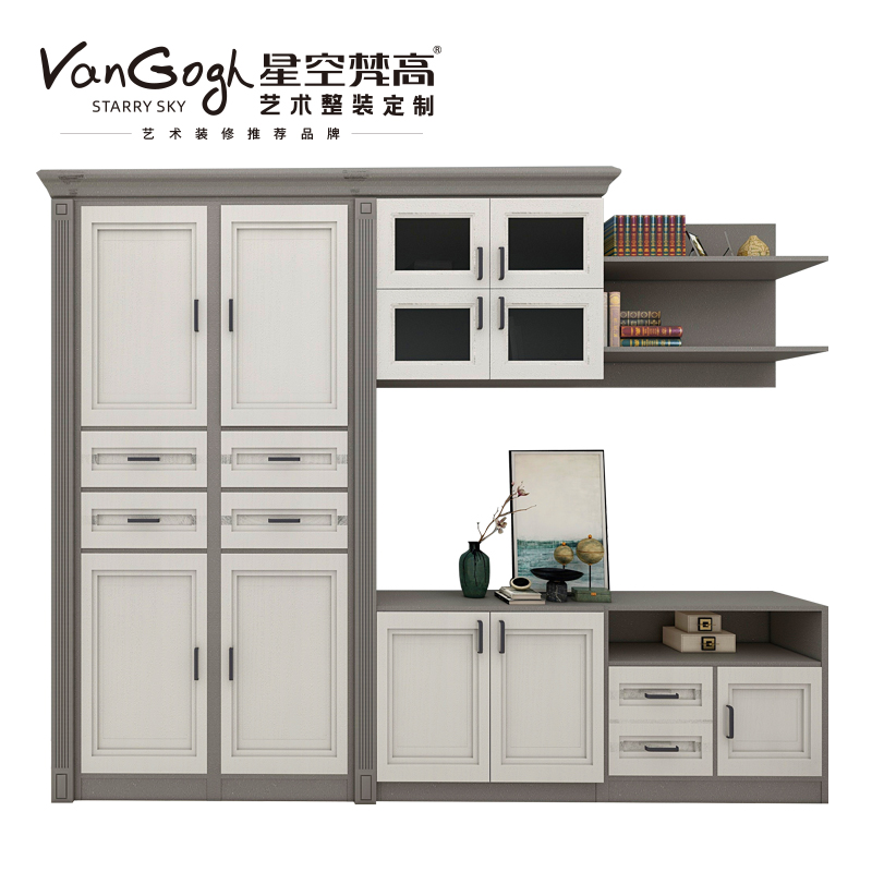 整體定制櫥柜 布魯塞爾·英式門芯-2玄關柜 整體定制櫥柜 布魯塞爾·英式門芯-2玄關柜